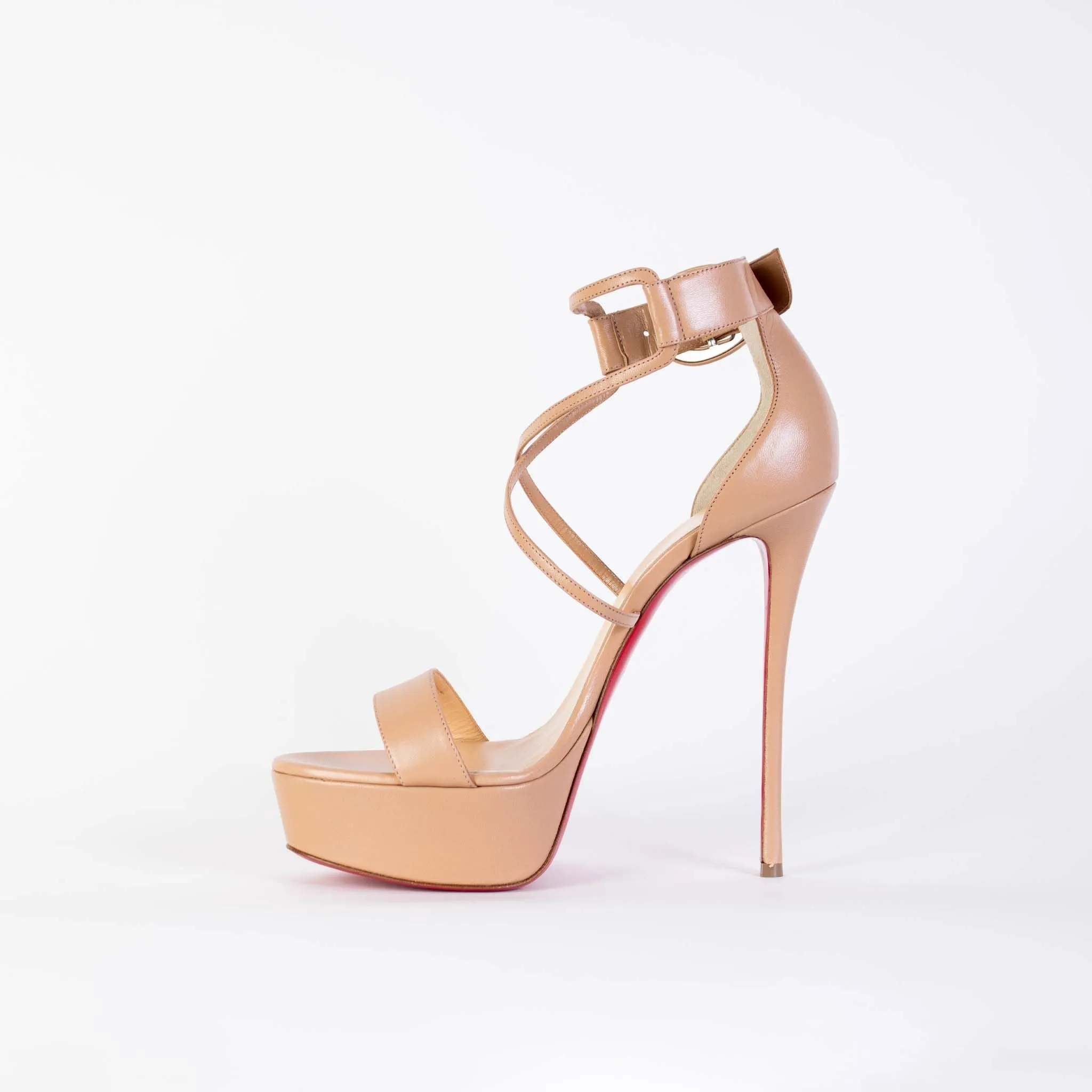 Christian Louboutin Elegance Elevated Pink Heeled Sandals