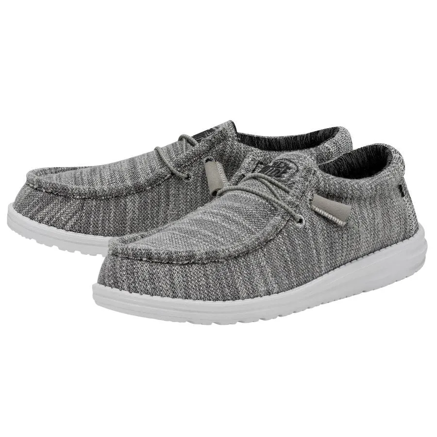 Hey Dude Mens Wally Stretch Mix Slip-On Shoes