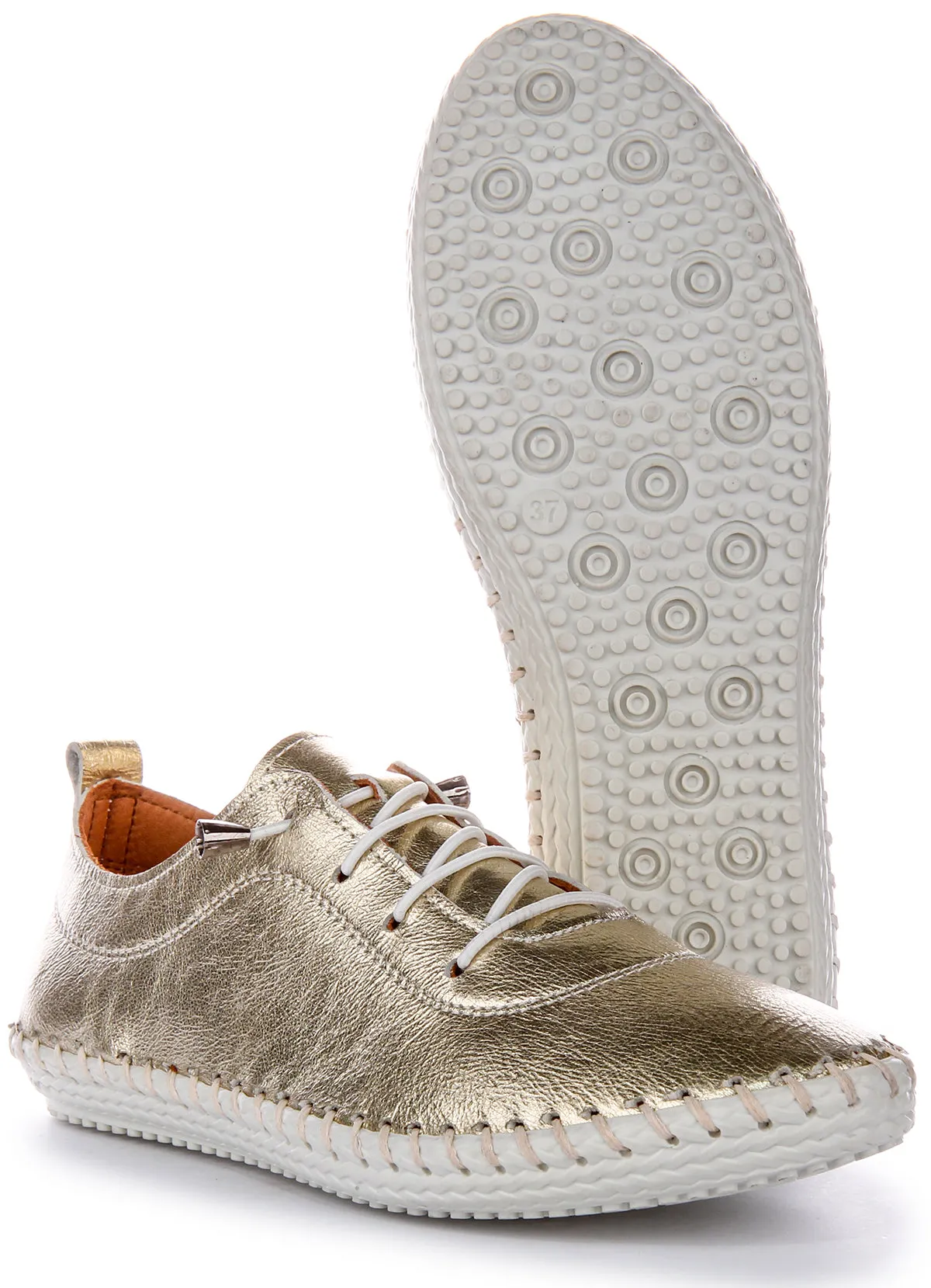Justinreess England Lexi 2 In Gold For Women