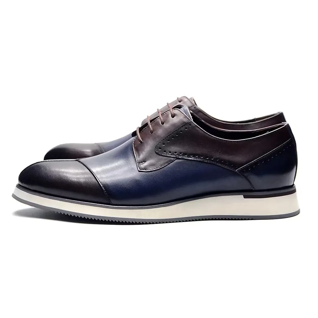 Lace-Up Luxe Leather Dress Footwear