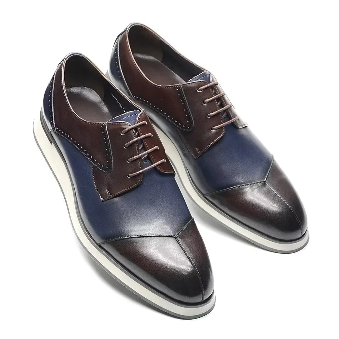 Lace-Up Luxe Leather Dress Footwear