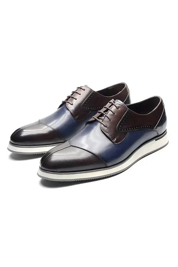 Lace-Up Luxe Leather Dress Footwear