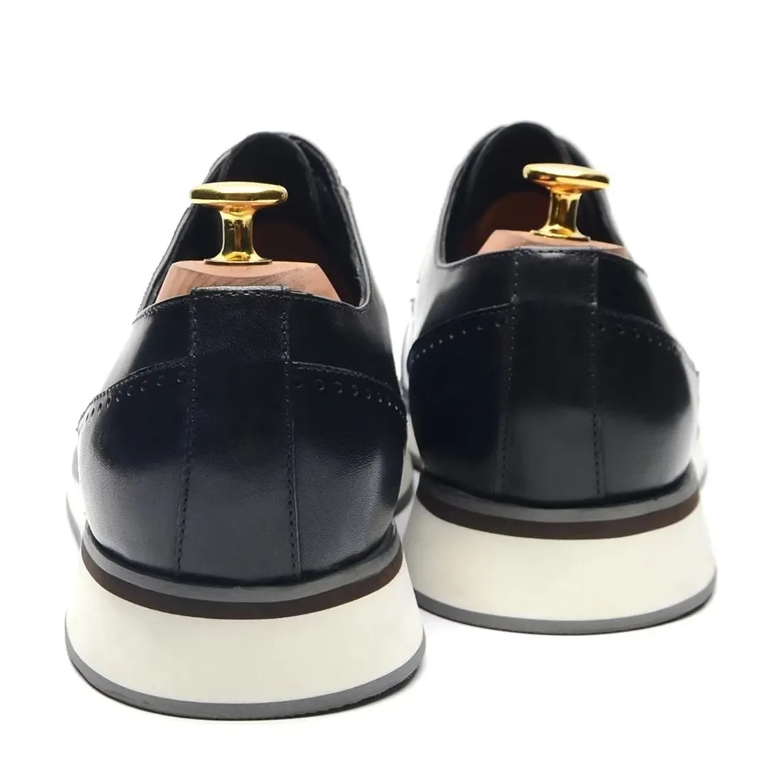 Lace-Up Luxe Leather Dress Footwear