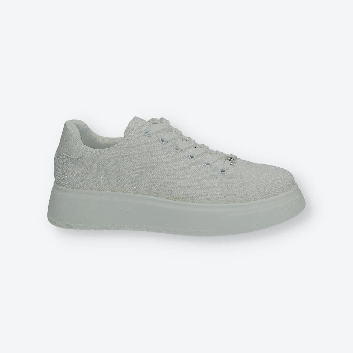 Sneakers platform con logo
