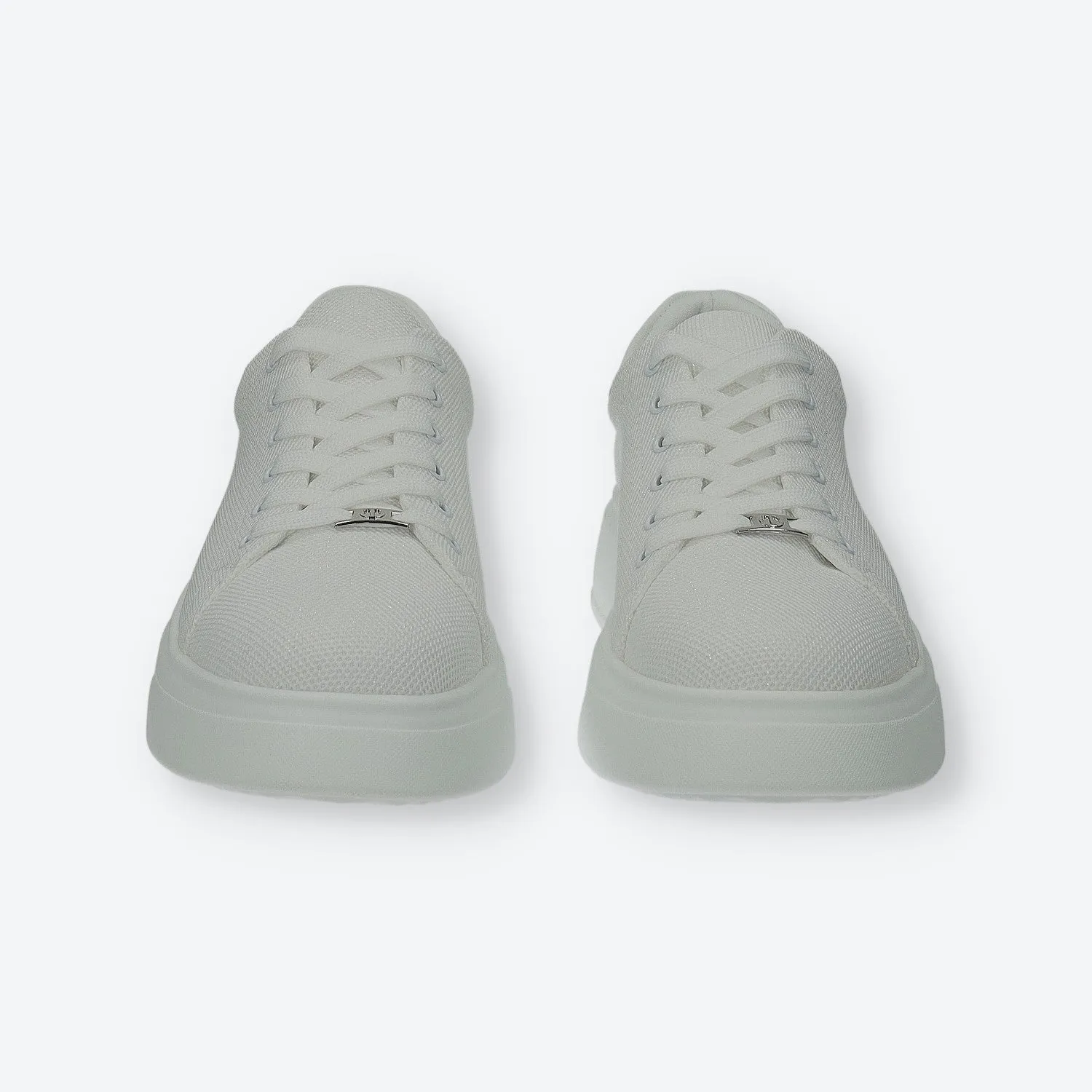 Sneakers platform con logo
