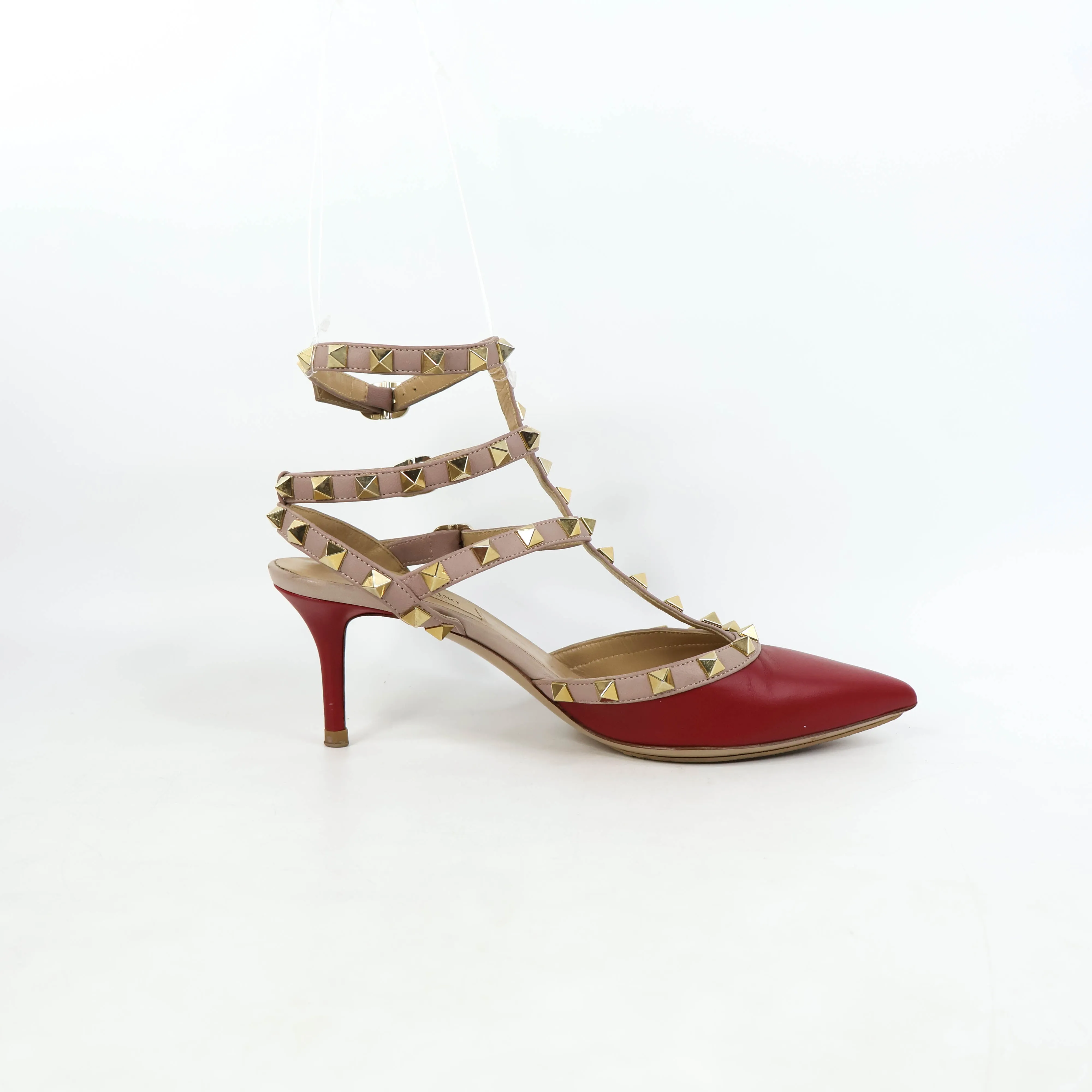 Valentino Rockstud High Heels Red 37