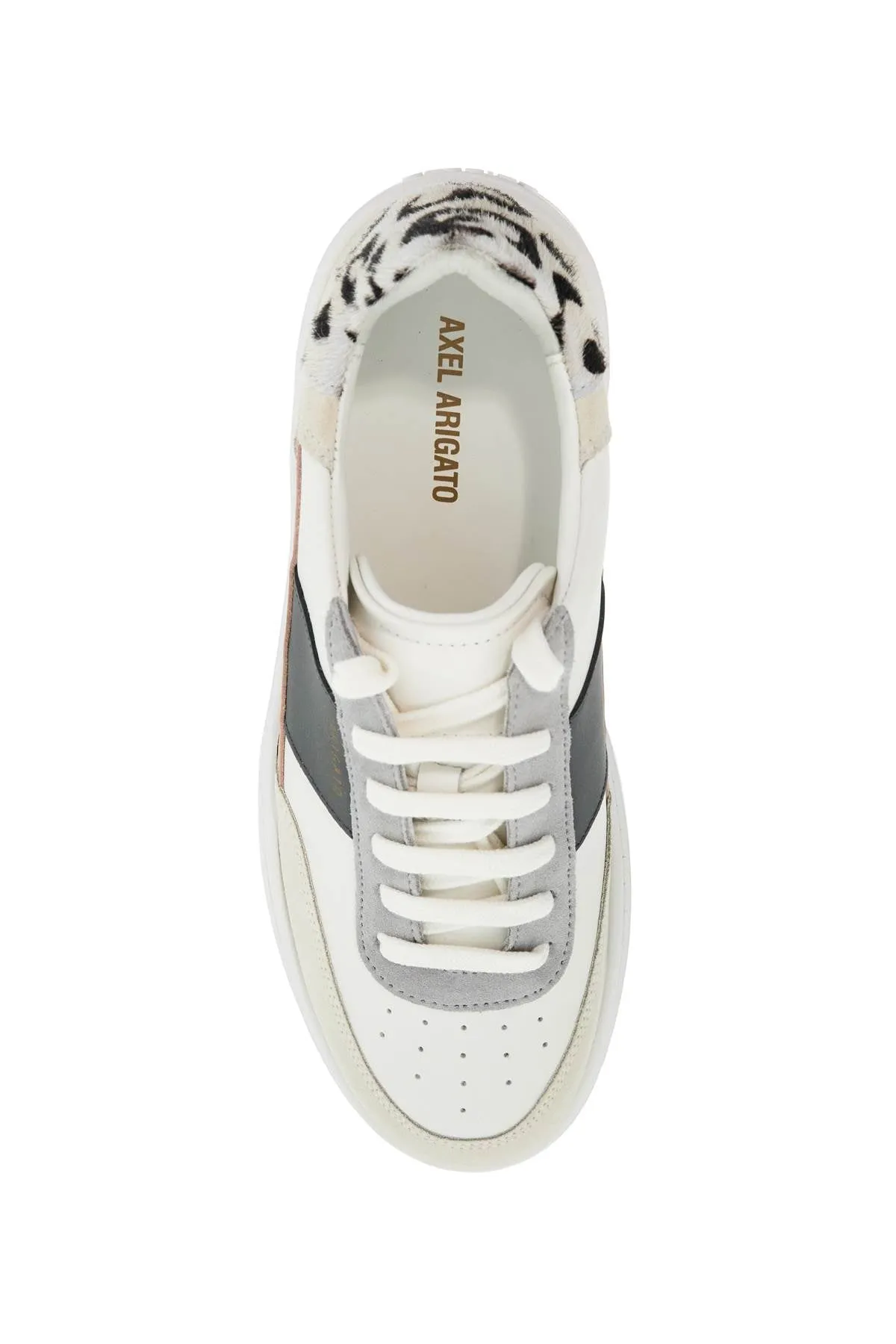 Vintage Orbit Pattern Sneakers