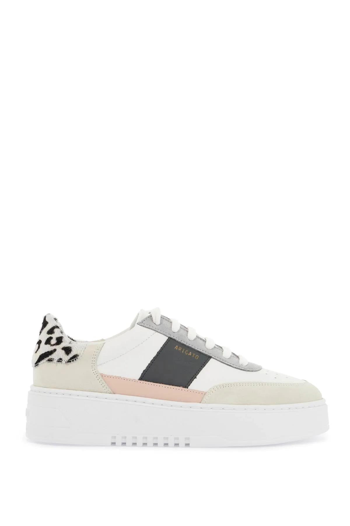 Vintage Orbit Pattern Sneakers