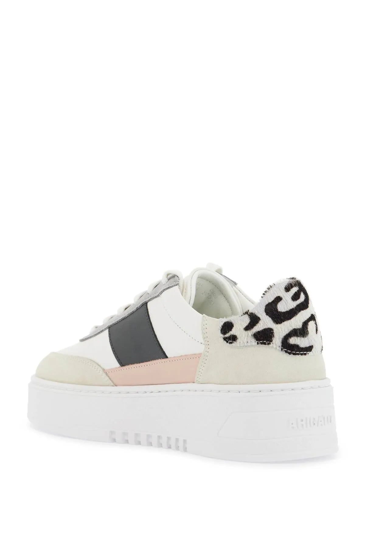Vintage Orbit Pattern Sneakers